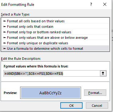 relleno de celdas base gráficas de Gantt Excel