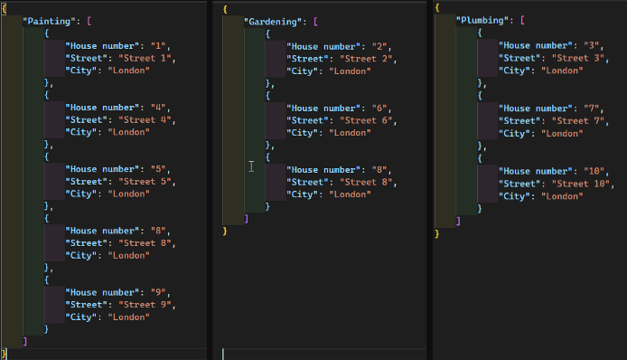 json Excel Power Automate