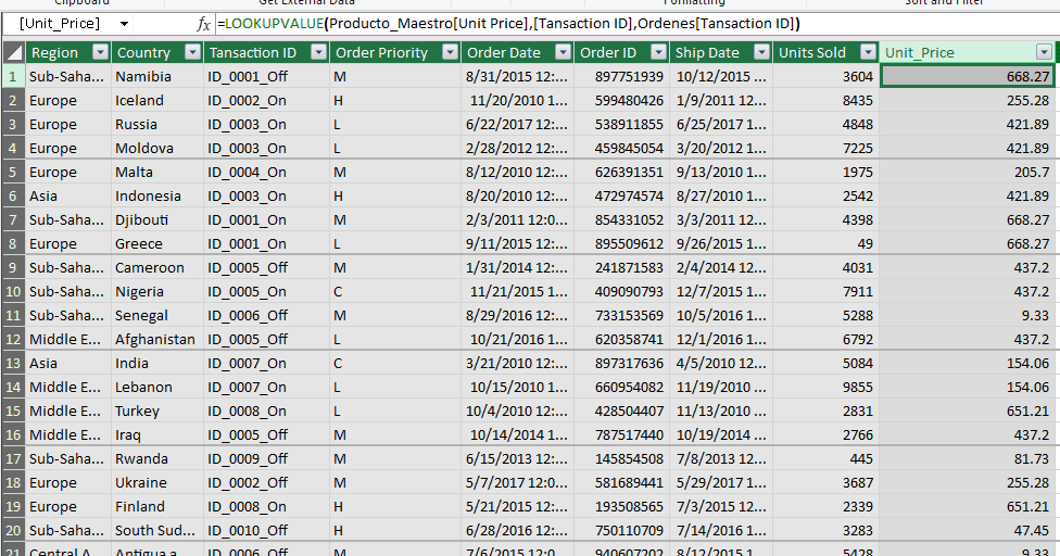 columnas calculadas Power Pivot 1