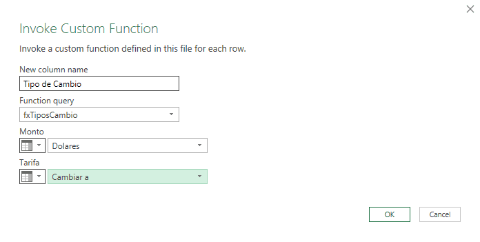 funciones personalizadas Power Query 4