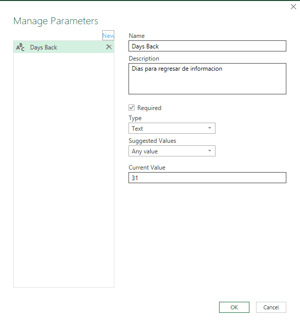 parámetro Power Query 1