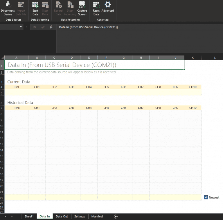Data Streamer Data Streamer: Conecta tu Arduino a Excel. - macros
