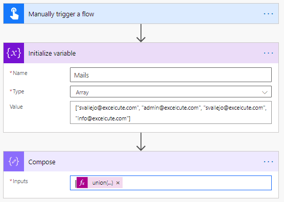 Power Automate remover duplicados 3