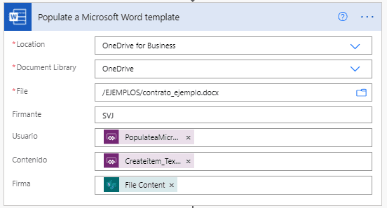 Power Automate: Agregar firma a un documento de Word usando Power Apps.