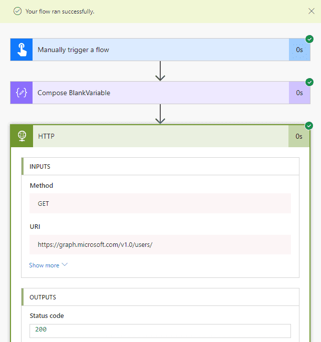 Power Automate: Escode palabra secreta en Graph Call con Tracked Properties