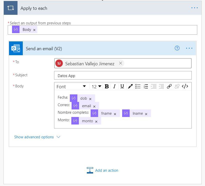 Power Automate JSON PowerApps 4