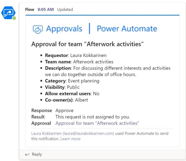 Power Automate Microsoft Teams Aprobaciones Y Sus Pro 1832