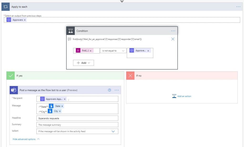 Power Automate Teams aprobaciones 6