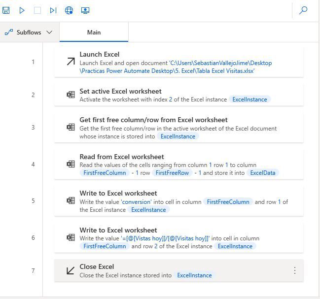 Power Automate Desktop: Manejo básico de archivos Excel