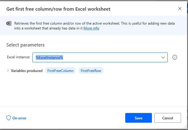 Power Automate Desktop Excel 5