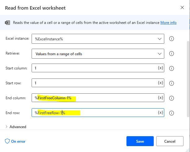 Power Automate Desktop Excel 4