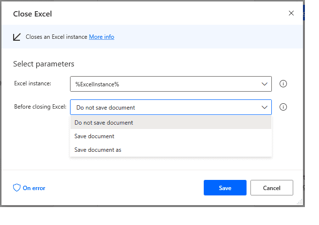 Power Automate Desktop Excel 2