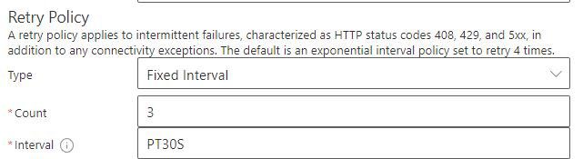 Aprende a configurar una política de reintento para una petición HTTP en un Flujo